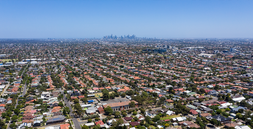 Image of houses in Melbourne Victoria