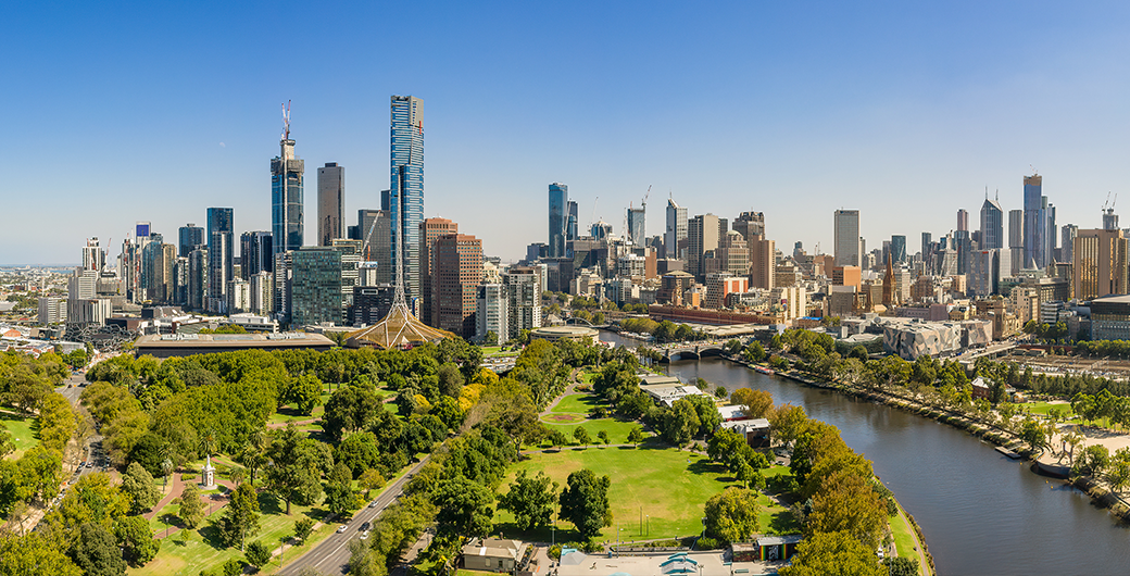 Skyline of Melbourne, Australia