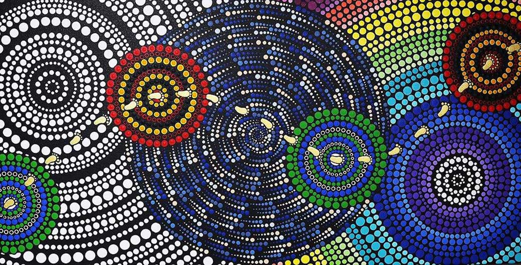 Timeless Aboriginal artwork by Jordan Roser