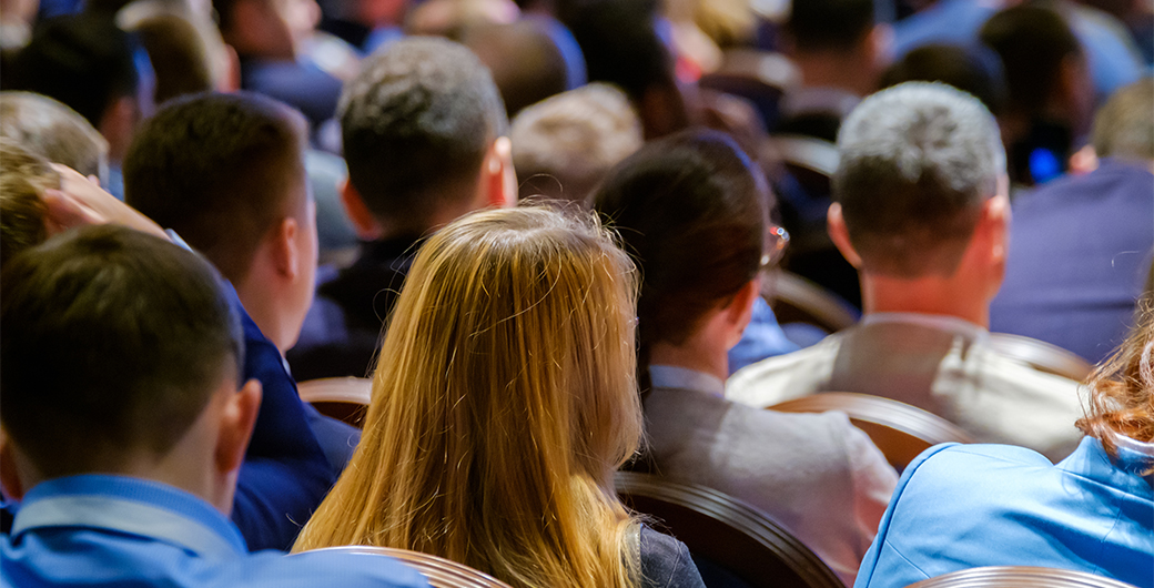 Audience attending the lecture