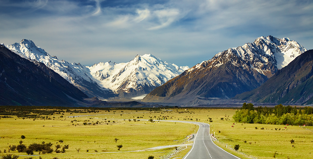 Road in New Zealand